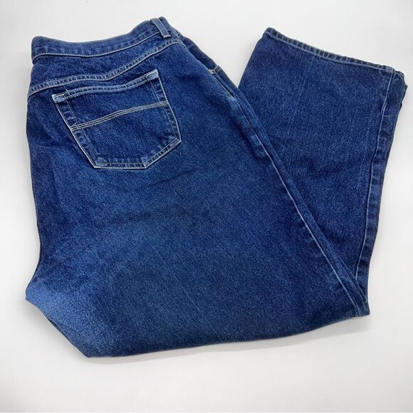 Venezia Denim - Venezia Jeans Clothing Co 100% Cotton Mom Dark Wash Straight Leg Denim Jeans-22